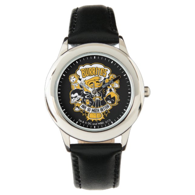 Tonåring Titans Go! | Beast Boy "Burritos are" Armbandsur (Framsida)