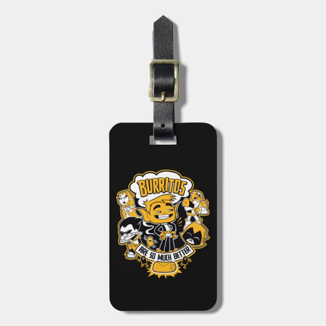 Tonåring Titans Go! | Beast Boy "Burritos are" Bagagebricka (Vertikal Framsida)