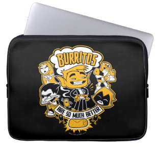 Tonåring Titans Go! Beast Boy "Burritos are" Laptop Sleeve