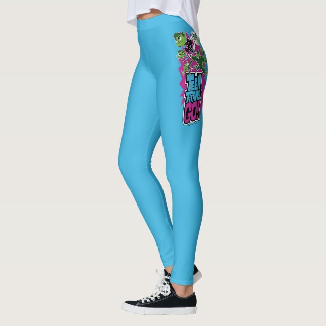 Tonåring Titans Go! | Beast Boy Shapeshifts Leggings (Vänster)