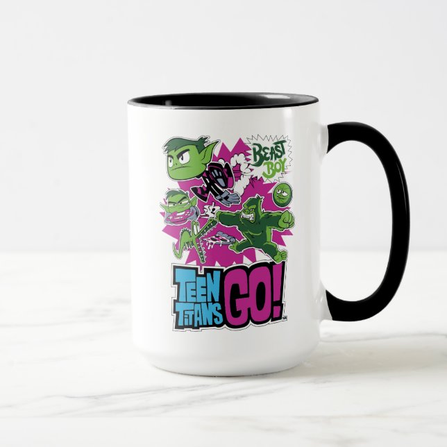Tonåring Titans Go! | Beast Boy Shapeshifts Mugg (Höger)