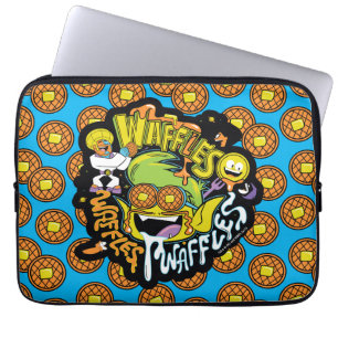 Tonåring Titans Go! Beast Boy Waffles Laptop Sleeve