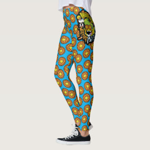 Tonåring Titans Go! Beast Boy Waffles Leggings