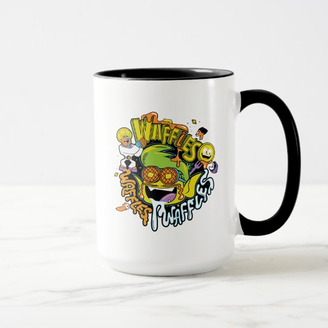 Tonåring Titans Go! | Beast Boy Waffles Mugg (Höger)