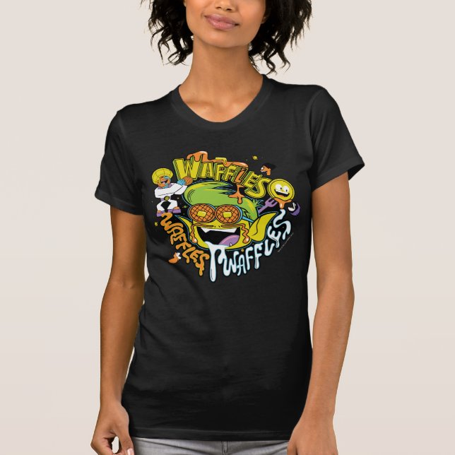 Tonåring Titans Go! | Beast Boy Waffles Tee Shirt (Framsida)