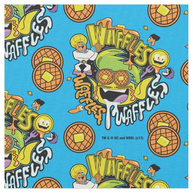 Tonåring Titans Go! | Beast Boy Waffles Tyg (Närbild)