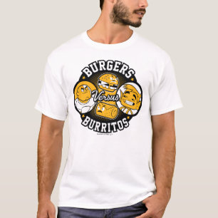 Tonåring Titans Go!   Burgers mot Burritos T Shirt