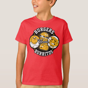 Tonåring Titans Go!   Burgers mot Burritos T Shirt