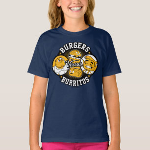 Tonåring Titans Go! Burgers mot Burritos Tee