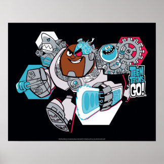 Tonåring Titans Go! | Cyborgs arsenalgrafik Poster