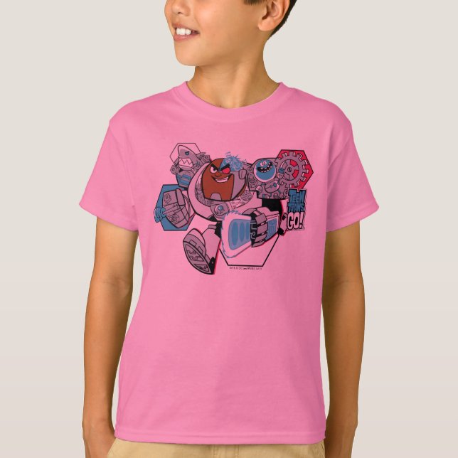 Tonåring Titans Go! | Cyborgs arsenalgrafik T-shirt (Framsida)