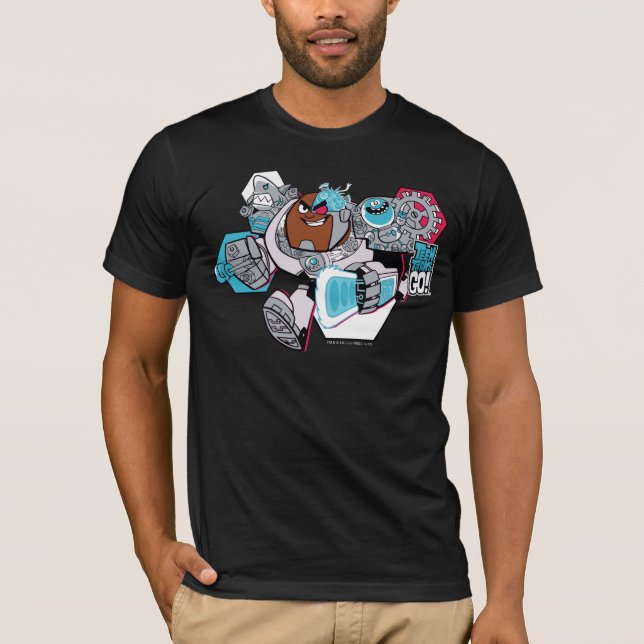 Tonåring Titans Go! | Cyborgs arsenalgrafik T Shirt (Framsida)