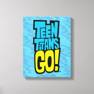 Tonåring Titans Go!   LOGOTYP Canvastryck