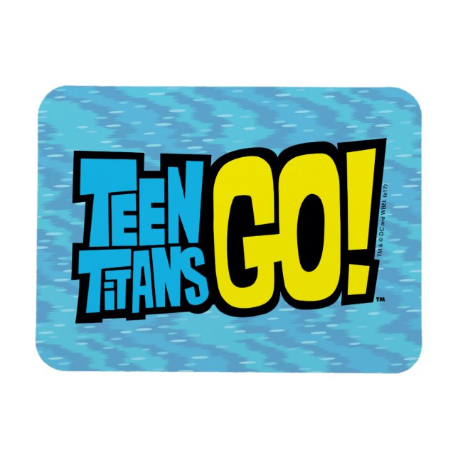 Tonåring Titans Go! | LOGOTYP Magnet (Horisontell)