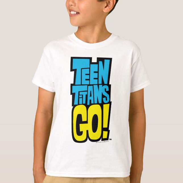 Tonåring Titans Go! | LOGOTYP T-shirt (Framsida)