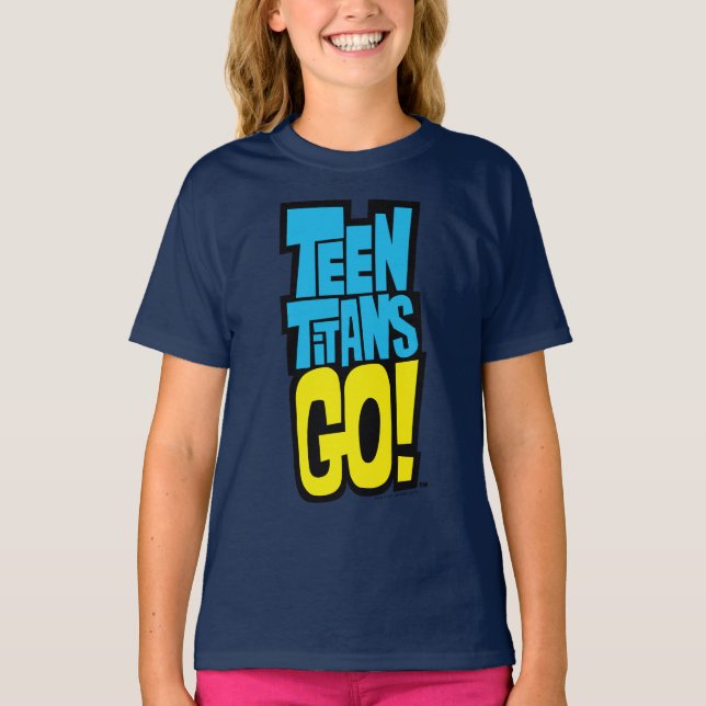 Tonåring Titans Go! | LOGOTYP T-shirt (Framsida)
