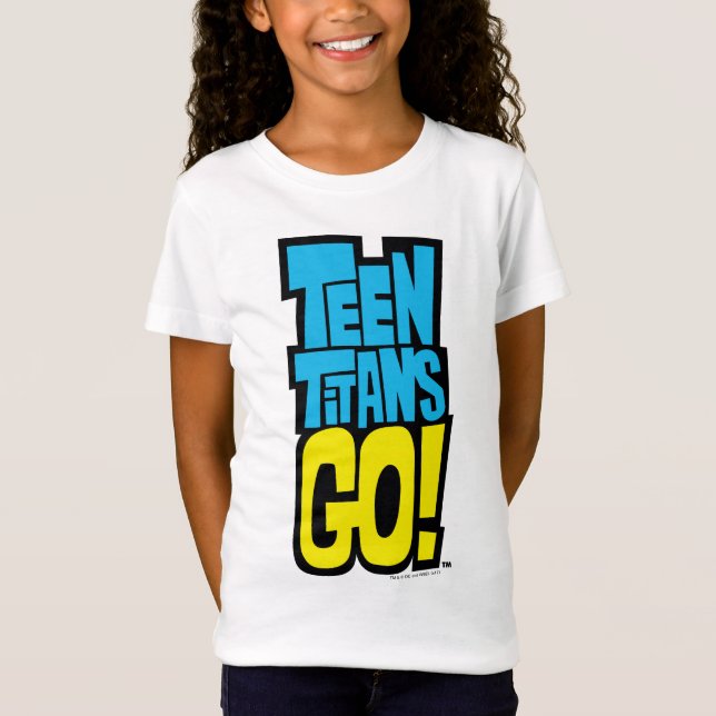 Tonåring Titans Go! | LOGOTYP Tee (Framsida)