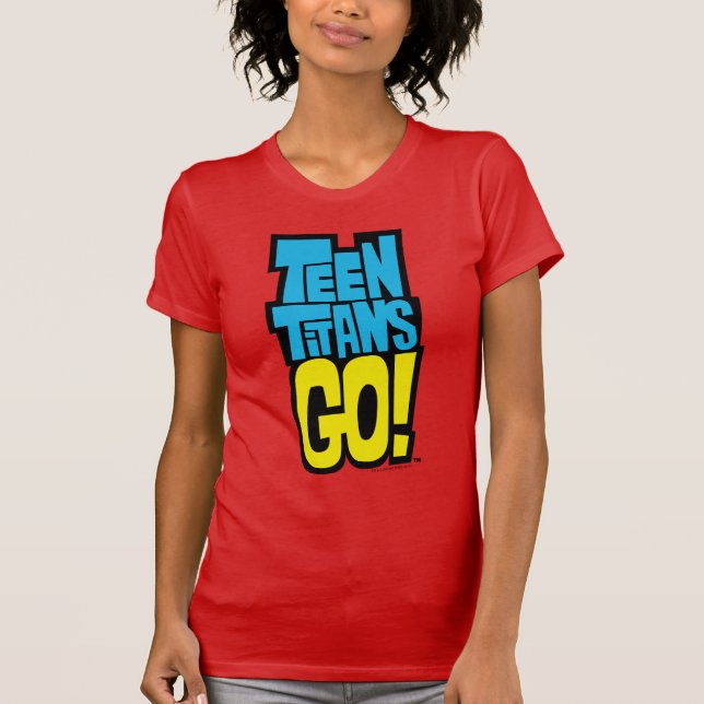 Tonåring Titans Go! | LOGOTYP Tee (Framsida)