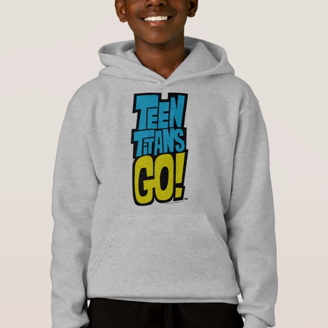 Tonåring Titans Go! | LOGOTYP Tee Shirt (Framsida)