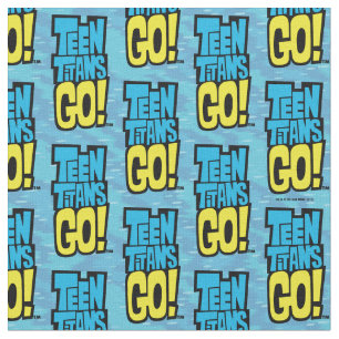 Tonåring Titans Go! LOGOTYP Tyg