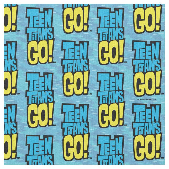 Tonåring Titans Go! | LOGOTYP Tyg (Närbild)