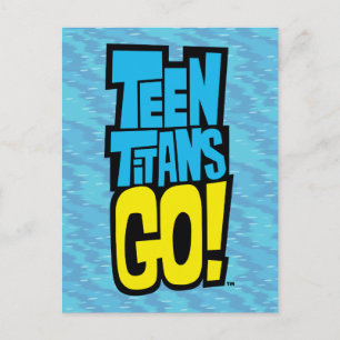 Tonåring Titans Go!   LOGOTYP Vykort