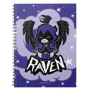 Tonåring Titans Go!   Raven Attack Anteckningsbok Med Spiral