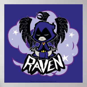 Tonåring Titans Go!   Raven Attack Poster