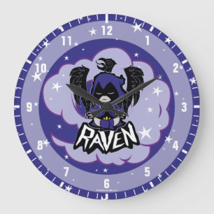 Tonåring Titans Go! Raven Attack Stor Klocka