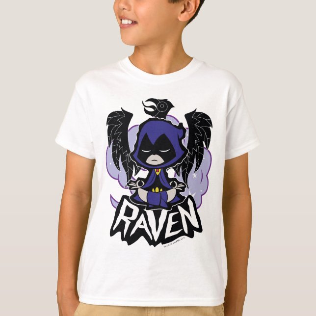 Tonåring Titans Go! | Raven Attack T Shirt (Framsida)
