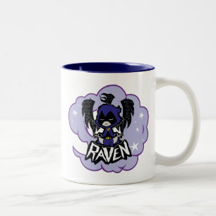 Tonåring Titans Go! Raven Attack Två-Tonad Mugg