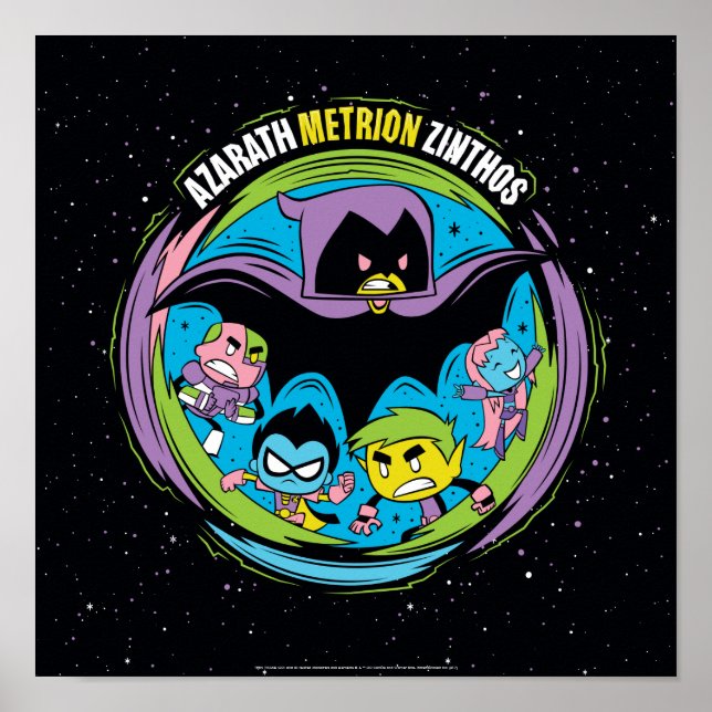 Tonåring Titans Go! | Raven "Azarath Metrion Zinth Poster (Framsidan)