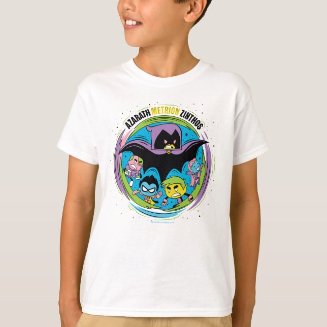Tonåring Titans Go! | Raven "Azarath Metrion Zinth Tee Shirt (Framsida)