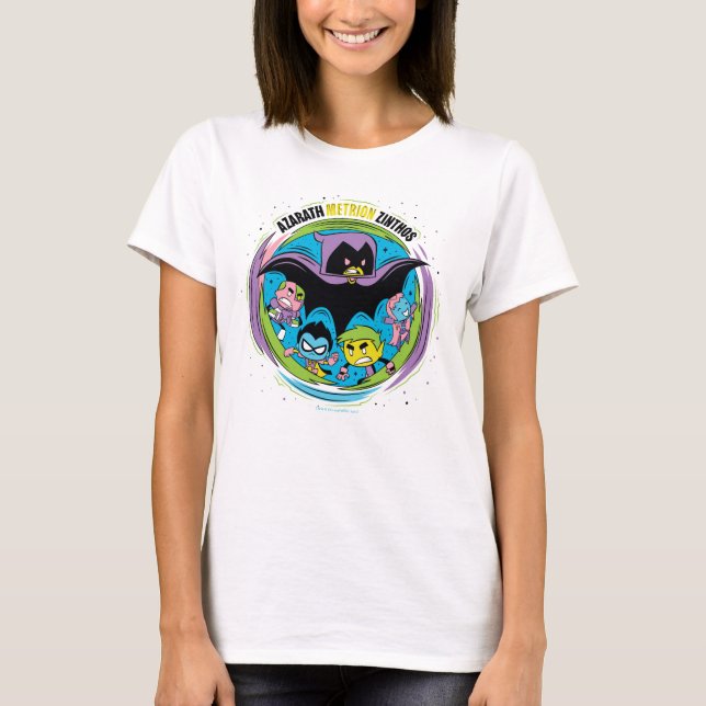 Tonåring Titans Go! | Raven "Azarath Metrion Zinth Tee Shirt (Framsida)