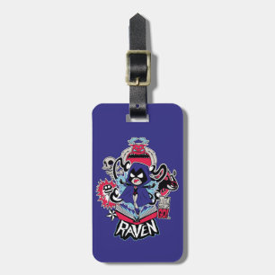 Tonåring Titans Go! Raven Demonic Powers Graphic Bagagebricka
