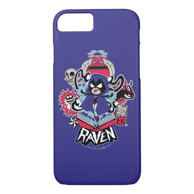 Tonåring Titans Go! | Raven Demonic Powers Graphic Case-Mate iPhone Skal (Baksida)