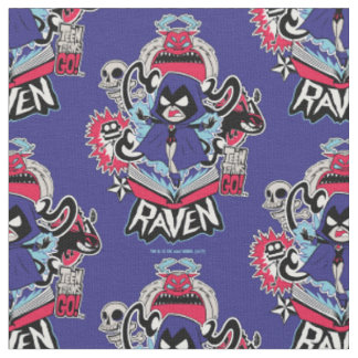Tonåring Titans Go! | Raven Demonic Powers Graphic Tyg