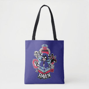Tonåring Titans Go!   Raven Demonic Powers Graphic Tygkasse