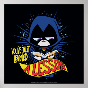 Tonåring Titans Go!   Raven "Earned A Lesson" Poster