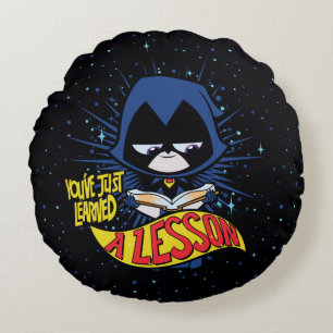 Tonåring Titans Go! Raven "Learning A Lesson" Rund Kudde