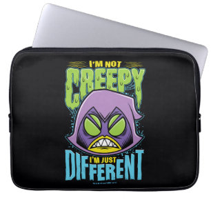 Tonåring Titans Go! Raven "Not Creepy I'm Differ Laptop Sleeve