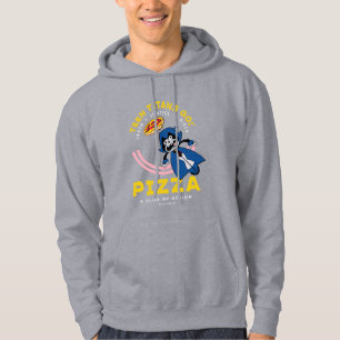 Tonåring Titans Go! Raven "Truth Justice Pizza" Hoodie