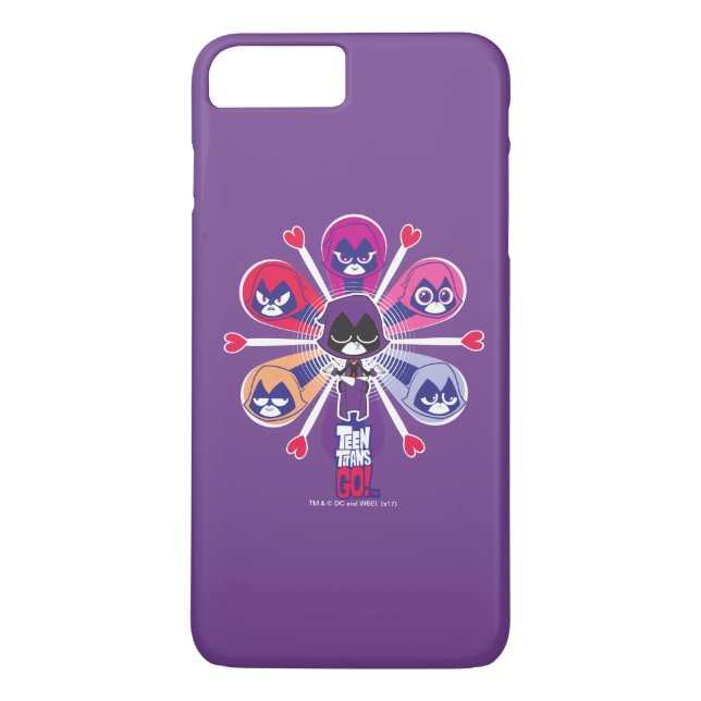 Tonåring Titans Go! | Raven's Emoticlones Case-Mate iPhone Skal (Baksida)