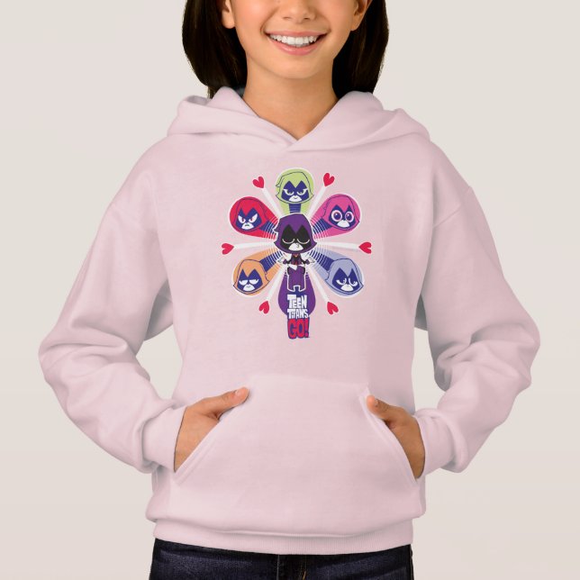 Tonåring Titans Go! | Raven's Emoticlones Tee (Framsida)
