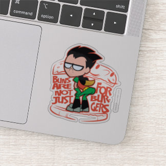 Tonåring Titans Go! | Robin Booty Scooty Buns Klistermärken