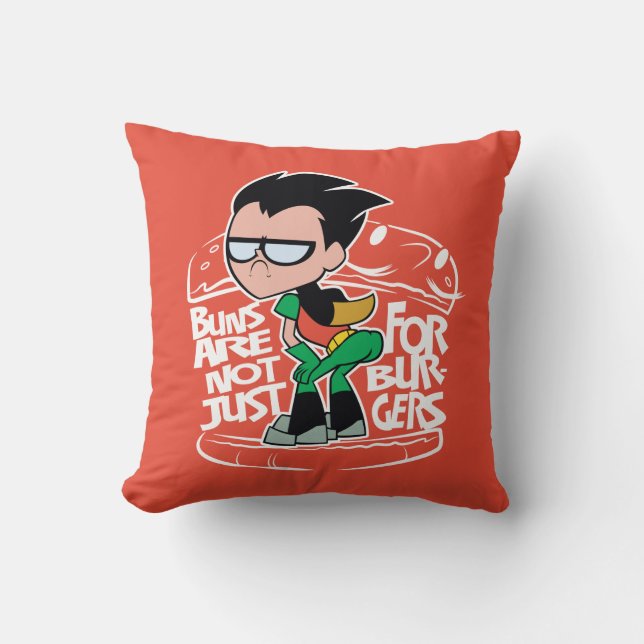 Tonåring Titans Go! | Robin Booty Scooty Buns Kudde (Framsida)