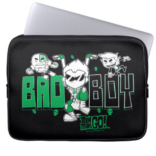 Tonåring Titans Go! Robin, Cyborg och BB Laptop Sleeve
