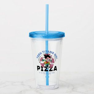 Tonåring Titans Go! Robin "Truth Justice Pizza" Take Away Mugg