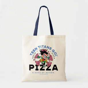 Tonåring Titans Go! Robin "Truth Justice Pizza" Tygkasse