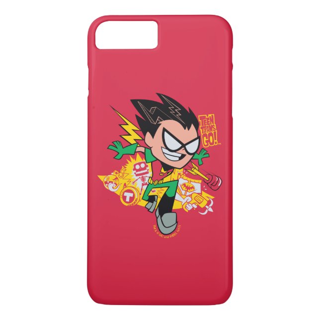 Tonåring Titans Go! | Robin's Arsenal Graphic Case-Mate iPhone Skal (Baksida)